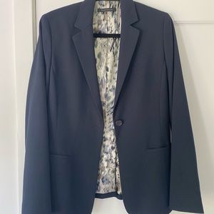 Elie Tahari Navy Blazer